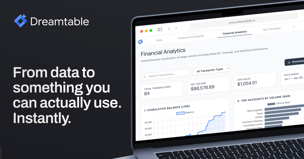 Dreamtable Screenshot